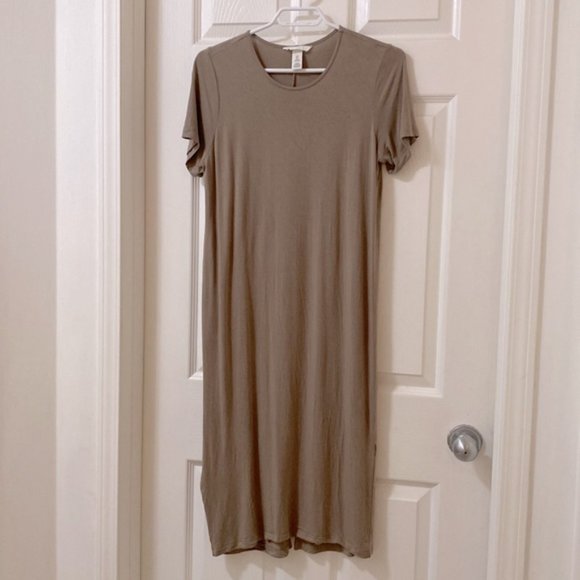 H&M T-shirt Dress in Beige Size S - Picture 6 of 10
